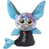 NICI Glubschis Meerjungfrau Fledermaus Laguna-Lu, Kuscheltier blau/schwarz, Mermaid Edition