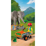PLAYMOBIL 72068 Elefant mit Tierpfleger, Konstruktionsspielzeug 