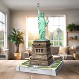 Ravensburger 3D Puzzle Iconics: Freiheitsstatue - mit Licht 108 Teile