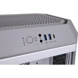 Thermaltake The Tower 300 Limestone, Tower-Gehäuse hellgrau, Tempered Glass