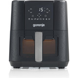 gorenje Heißluftfritteuse AF1350DWB schwarz, 1.350 Watt, Korb 5,4 Liter, mit Sichtfenster
