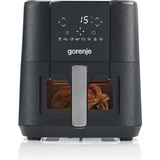 gorenje Heißluftfritteuse AF1350DWB schwarz, 1.350 Watt, Korb 5,4 Liter, mit Sichtfenster