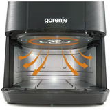 gorenje Heißluftfritteuse AF1350DWB schwarz, 1.350 Watt, Korb 5,4 Liter, mit Sichtfenster