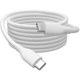 Digitus USB 2.0 Silikon-Anschlusskabel USB-C > USB-C weiß, 0,5 Meter, PD, Laden mit bis zu 60 Watt