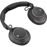 HP Poly Voyager Surround 80 UC USB-C-Headset + USB-C/A-Adapter schwarz, Adaptives ANC