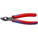 KNIPEX Electronic Super Knips XL 7861140, Elektronik-Zange rot/blau, mit Öffnungsfeder