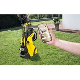 Kärcher Hochdruckreiniger K 5 Premium Smart Control Flex gelb/schwarz, Bluetooth, LCD-Display und Schlauchtrommel
