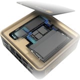 SAPPHIRE EDGE AI 340, Barebone schwarz/gold, ohne Betriebssystem