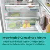 Siemens KG39N4X1F iQ500, Kühl-/Gefrierkombination edelstahl (dunkel)