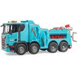 bruder Scania Super 560R Berge- und Abschlepp-LKW mit Licht- und + Sound-Modul, Modellfahrzeug 