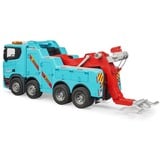 bruder Scania Super 560R Berge- und Abschlepp-LKW mit Licht- und + Sound-Modul, Modellfahrzeug 