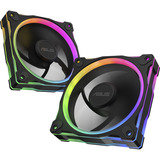 ASUS Prime MR120 ARGB Reverse Fan, Gehäuselüfter schwarz, 3er Pack, 120 mm