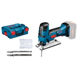 Bosch Akku-Stichsäge GST 18V-Li S Professional solo blau, ohne Akku und Ladegerät, in L-BOXX 136