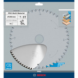 Bosch Kreissägeblatt Multi Material, Ø 260mm, 80Z Bohrung 30mm, für Kapp- & Gehrungssägen