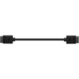 Corsair iCUE LINK Kabel, 100mm, gerade schwarz, 2 Stück