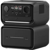 EcoFlow RIVER 3 Max Plus (RIVER 3 Plus + Zusatzbatterie EB600), Powerstation schwarz, 858 Wh, X-boost 2.400W, 2 LFP-Akkus