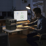 EcoFlow RIVER 3 Max Plus (RIVER 3 Plus + Zusatzbatterie EB600), Powerstation schwarz, 858 Wh, X-boost 2.400W, 2 LFP-Akkus