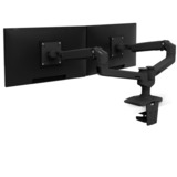 Ergotron LX Dual Monitor Arm, Monitorhalterung schwarz