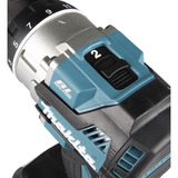 Makita Akku-Kombo-Kit DLX2533TJ, Akku-Bohrschrauber DDF489Z + Akku-Schlagschrauber DTW300Z, 18Volt blau/schwarz, 2x Li-Ionen Akku 5,0Ah, MAKPAC