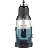 Makita Akku-Kombo-Kit DLX2533TJ, Akku-Bohrschrauber DDF489Z + Akku-Schlagschrauber DTW300Z, 18Volt blau/schwarz, 2x Li-Ionen Akku 5,0Ah, MAKPAC