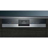 Siemens SN53ES14VE IQ300, Spülmaschine edelstahl (gebürstet)/schwarz, 60 cm, Home Connect
