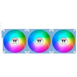 Thermaltake CT140 EX Reverse ARGB Sync PC Cooling Fan, Gehäuselüfter hellblau, 3er Pack, 140 mm