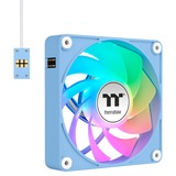 Thermaltake CT140 EX Reverse ARGB Sync PC Cooling Fan, Gehäuselüfter hellblau, 3er Pack, 140 mm