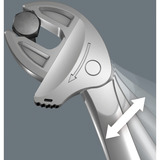 Wera 6006 Joker S / L - Selbstjustierender Doppelmaulschlüssel, Schraubenschlüssel silber, SW 10 - 19mm und 1/2" - 3/4"