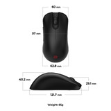 Zowie ZA13-DW, Gaming-Maus schwarz, Größe S