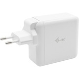 i-tec USB-C Travel Charger 60W + USB-A Port 18W, Ladegerät weiß