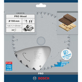 Bosch PRO Wood cordless Kreissägeblatt, Ø 190mm, 24Z Bohrung 20mm, für Akku-Handkreissägen
