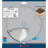 Bosch Professional PRO Wood Kreissägeblatt, Ø 216mm, 48Z Bohrung 30mm, für Kapp- & Gehrungssägen