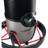 CHERRY UM 6.0 Advanced, Mikrofon schwarz/silber, USB-C, Klinke