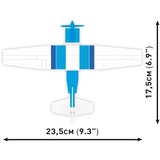 COBI Cessna 172 Skyhawk, Konstruktionsspielzeug weiß/blau