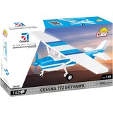 COBI Cessna 172 Skyhawk, Konstruktionsspielzeug weiß/blau