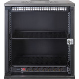 Digitus Netzwerk-Set SOHO Pro 19" 540x400 mm (BxT), IT-Schrank schwarz, 12 Höheneinheiten