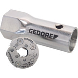 GEDORE Gewinderückform-Werkzeug für Radbolzen (M12x1,5) KL-0173-612 A, 2-teilig, Gewinde-Reparatur Mit Rohrsteckschlüssel SW 41, für Gewinde M12x1,5