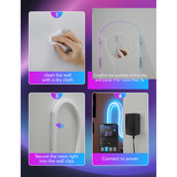 Govee Neon Rope Light 2 Clips, Halterung weiß, 5 Stück