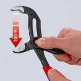 KNIPEX Cobra QuickSet Rohr- / Wasserpumpen-Zange 87 21 250 rot, Länge 250mm, für Rohre bis 2"