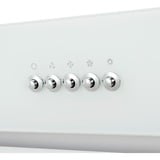 Respekta CH 21060 WBZ, Dunstabzugshaube weiß, 60 cm