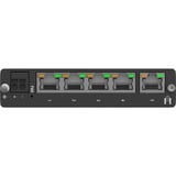 Teltonika TSW114, Switch schwarz, Ethernet Switch mit DIN-Schiene