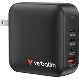 Verbatim Mini-GaN Ladegerät 165W 4 Anschluss schwarz