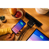 Verbatim Mini-GaN Ladegerät 165W 4 Anschluss schwarz