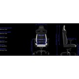 Vertagear Gaming-Stuhl PL4800 schwarz/carbon, ContourMax Lumbar, VertaAir, Hygennx