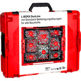 fischer Aktion L-BOXX 102 DuoLine, Dübel hellgrau/rot, 833-teilig