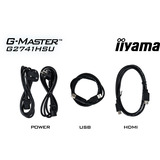 iiyama G-Master G2741HSU-B1, Gaming-Monitor 68.6 cm (27 Zoll), schwarz (matt), FullHD, IPS, HDMI, DP, Free-Sync, USB-Hub, 144Hz Panel