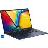 ASUS Vivobook 17 (X1704VA-AU393W), Notebook blau, Intel® Core™ i7-1355U, Intel® Iris® Xe Graphics, 16 GB DDR4, 512 GB (512 GB SSD), Windows 11 Home 64-Bit