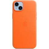 Apple Leder Case mit MagSafe, Handyhülle orange, iPhone 14 Plus