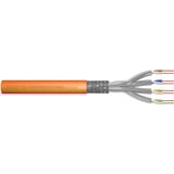 Digitus Professional Cat.7 S/FTP Verlegekabel simplex, Cca orange, 1.000 Meter Trommel