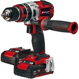EINHELL Professional Akku-Schlagbohrschrauber TE-CD 18 Li i BL, 18Volt rot/schwarz, 2x Li-Ion Akku 2,0Ah, Koffer